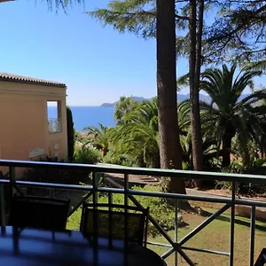 Flo & Rose Azur - Duplex Vue Terrasses Piscine Jardins Parking Apartment